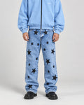 GALEX Estrellas — Edición Cuero | Jean Azul con Estrellas en Cuero | RF.001
