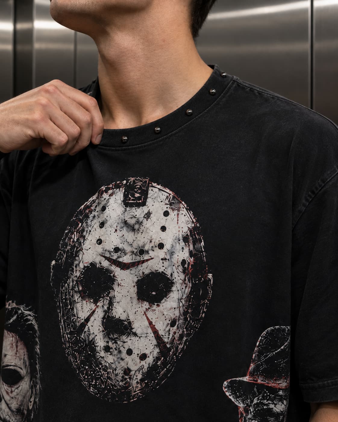 Pack Halloween GALEX — Edición Slayers of Nightmares | Camiseta + Bermuda Jean Destruida + Obsequio