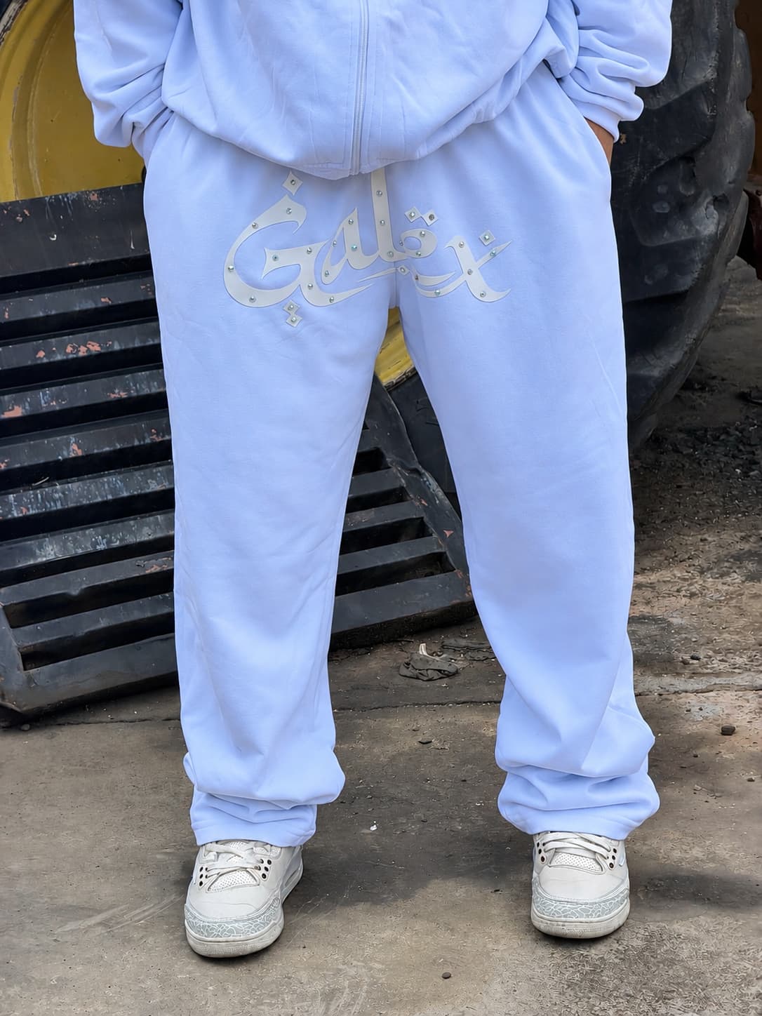 GALËX Árabe — Edición Azul Claro | Jogger Conjunto Unisex