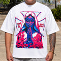GALEX Sinner — Edición Monj | Camiseta Oversize Blanca