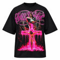 GALEX Leen — Edición Neón | Camiseta Oversize Negra