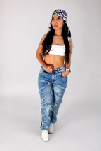 Prenda Exclusiva | DIAG AZL GALEX🩵 (DAMA CON LEVANTA COLA)