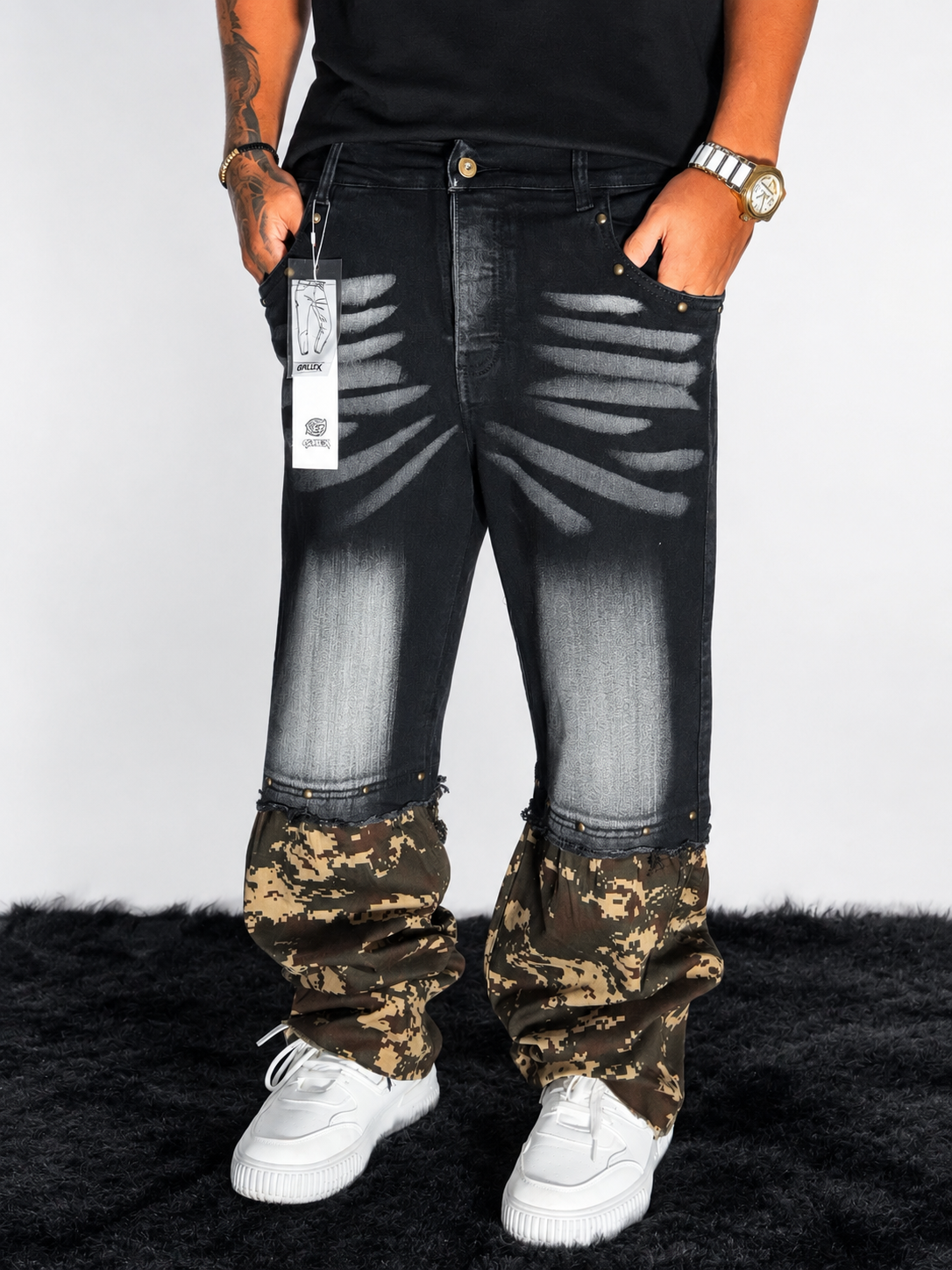Exclusivo Gris | 🎖️ Shadow Camo Jeans