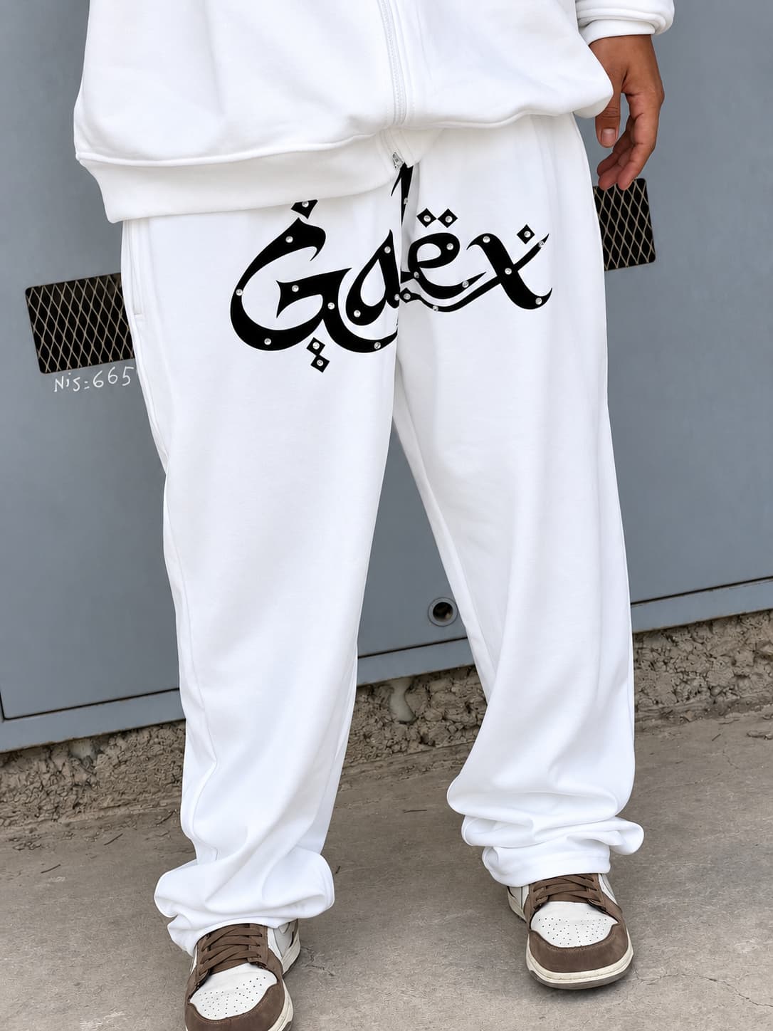 GALËX Árabe — Edición Blanca | Jogger Conjunto Unisex