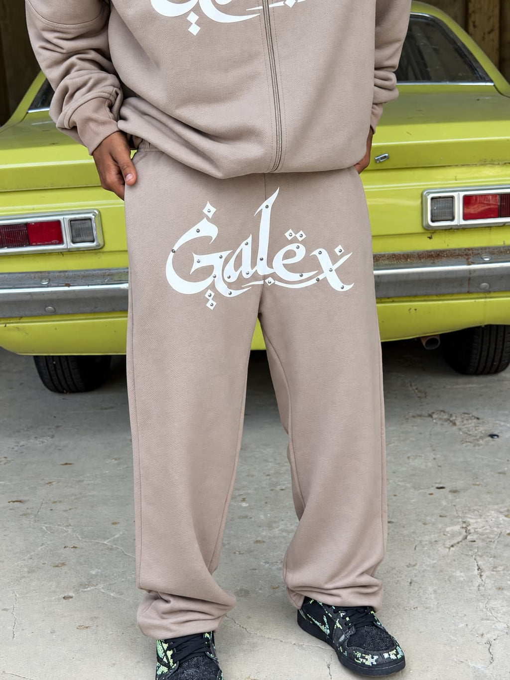 GALËX Árabe — Edición Beis | Jogger Conjunto Unisex