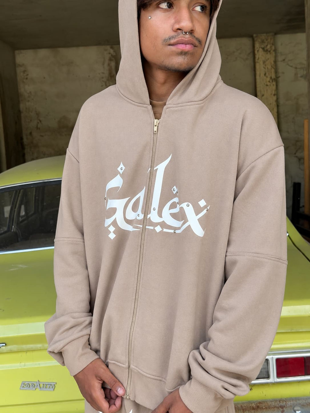GALËX Árabe — Edición Beis | Buzo Conjunto Unisex