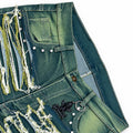 GALEX Barbacha — Edición Selva | Bermuda Jean Destruida Verde