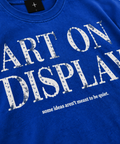 GALEX Art On Display — Edición Azul Eléctrico | Camiseta Boxy Fit