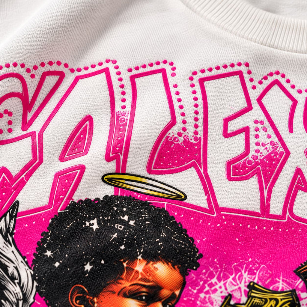 GALEX Querubín — Edición Child of God | Camiseta Oversize Crema
