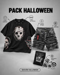 Pack Halloween GALEX — Edición Slayers of Nightmares | Camiseta + Bermuda Jean Destruida + Obsequio