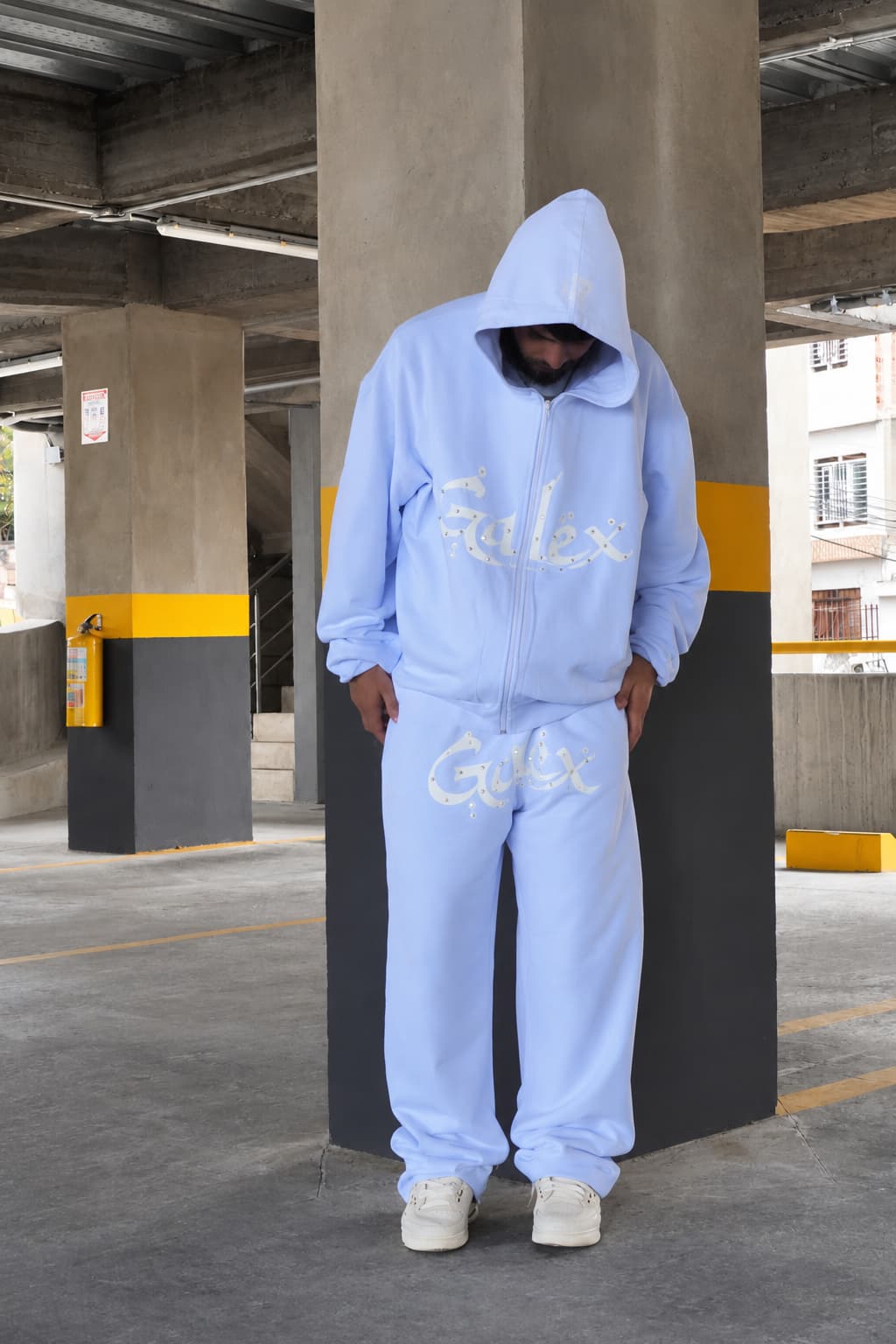 GALËX Árabe — Edición Azul Claro | Buzo Conjunto Unisex