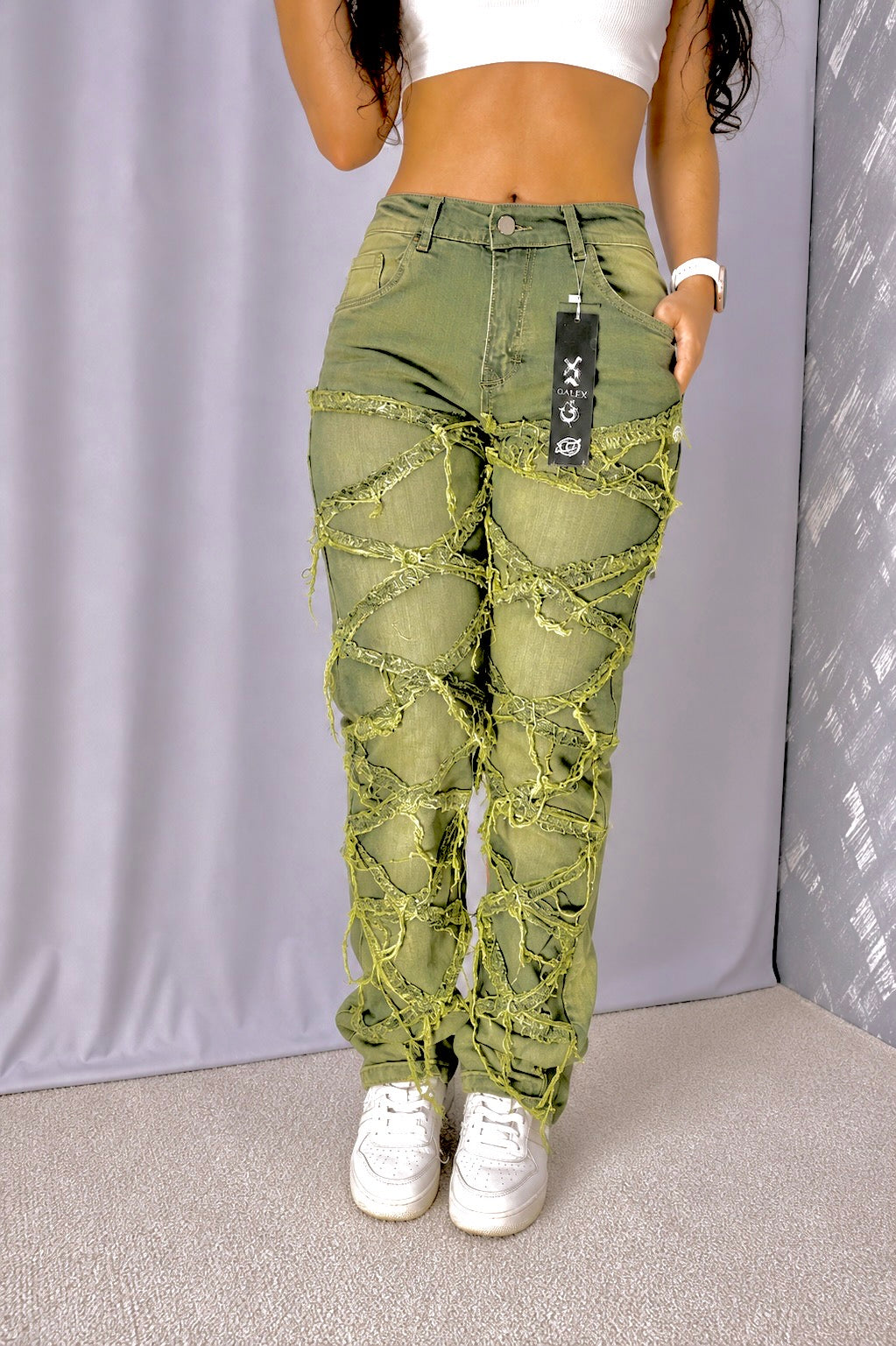 Prenda Exclusiva | CRZ VERD GALEX BRB 💚 (DAMA CON LEVANTA COLA)
