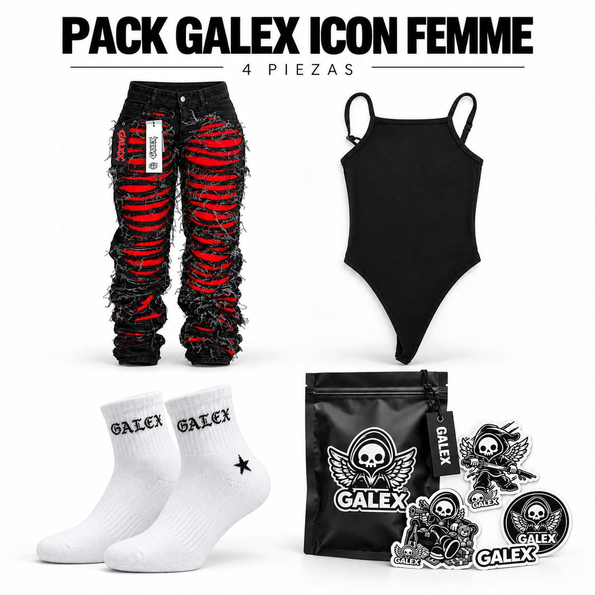 Pack La Favorita GALEX — Edición Mujer | Jean Levanta Cola + Body Sculpt + Medias + Obsequios