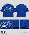 GALEX Art On Display — Edición Azul Eléctrico | Camiseta Boxy Fit