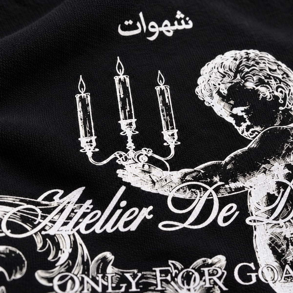 GALEX Paradise — Edición Ángel | Camiseta Oversize Negra