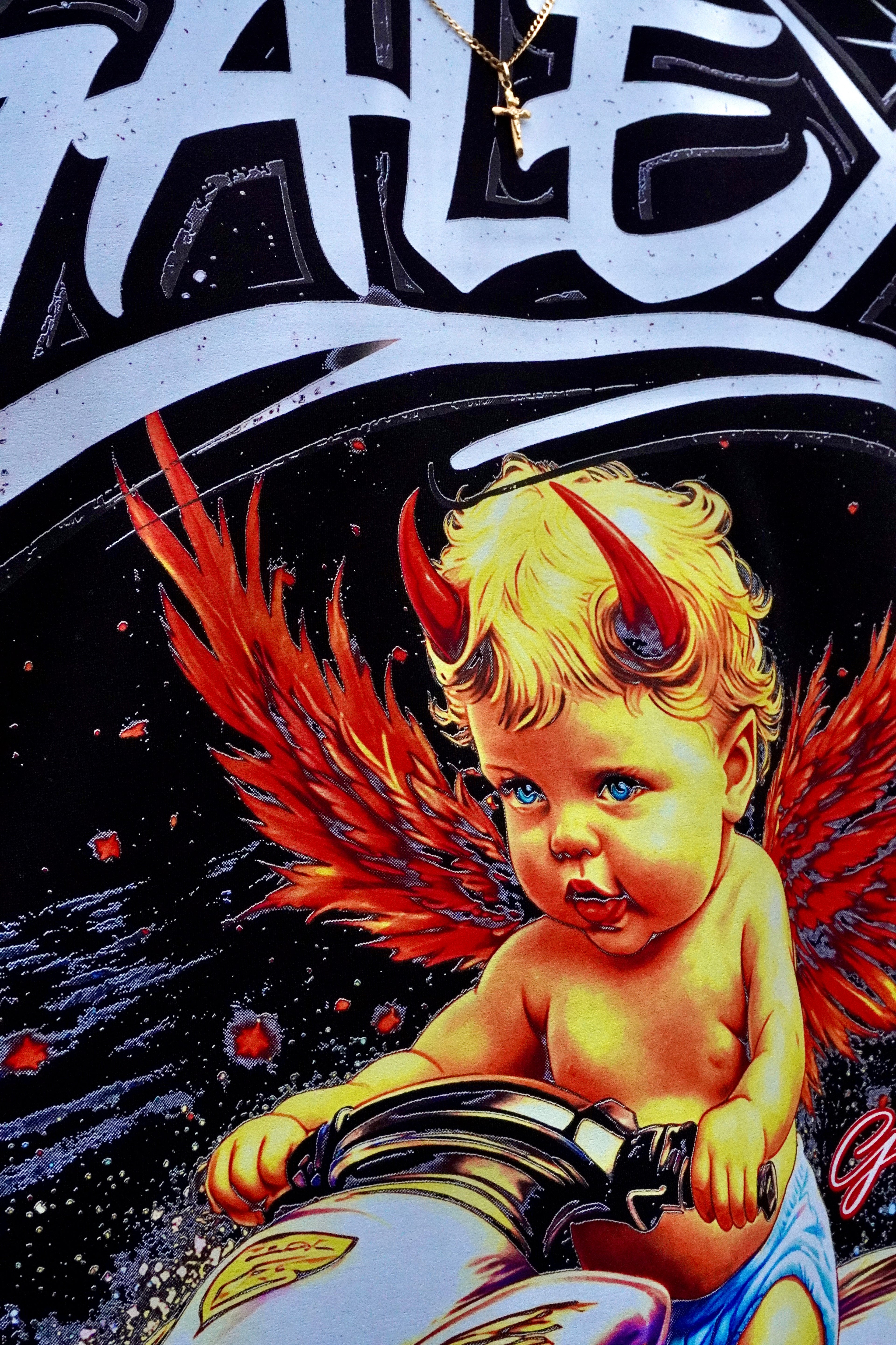 CAMISETA OVERSIZED - ANGEL SKY