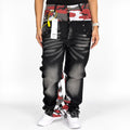 GALEX Military Street Dama — Edición Camuflaje Rojo | Jean Levanta Cola Doble Pretina | RF.210