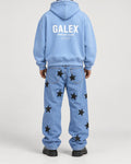 GALEX Estrellas — Edición Cuero | Jean Azul con Estrellas en Cuero | RF.001
