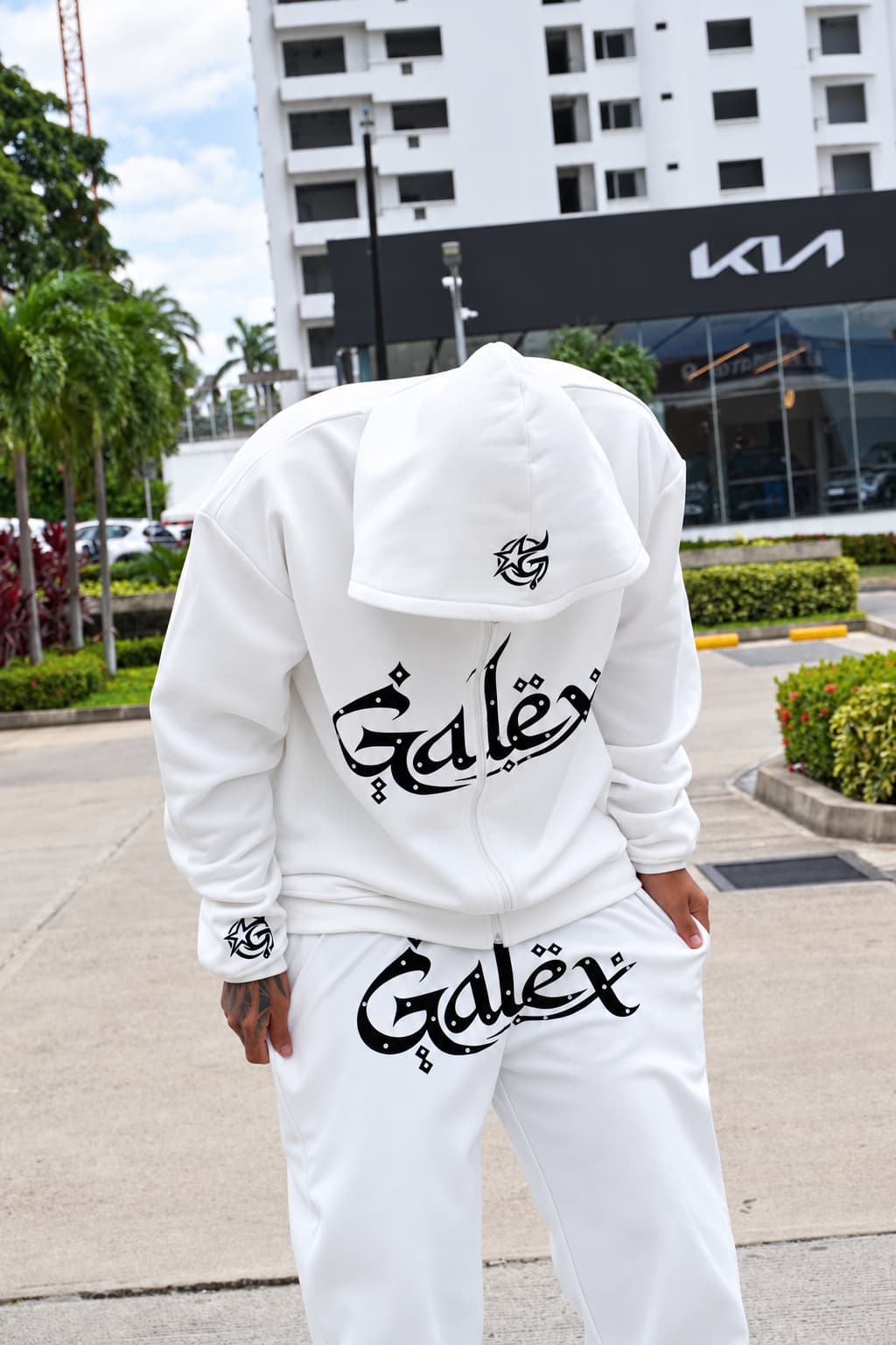 GALËX Árabe — Edición Blanca | Buzo Conjunto Unisex