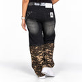 GALEX Combat Dama — Edición Camuflaje | Jean Levanta Cola Negro con Bota Camuflada | RF.221