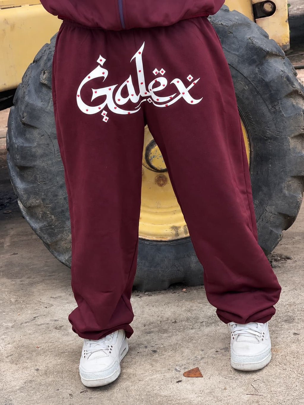 GALËX Árabe — Edición Vino Tinto | Jogger Conjunto Unisex
