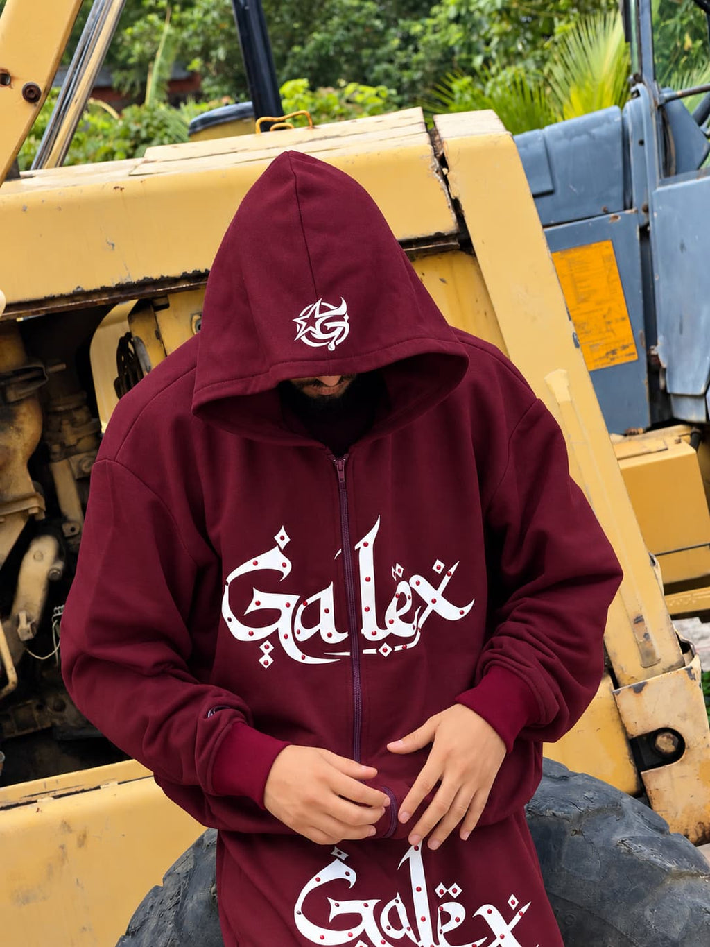GALËX Árabe — Edición Vino Tinto | Buzo Conjunto Unisex