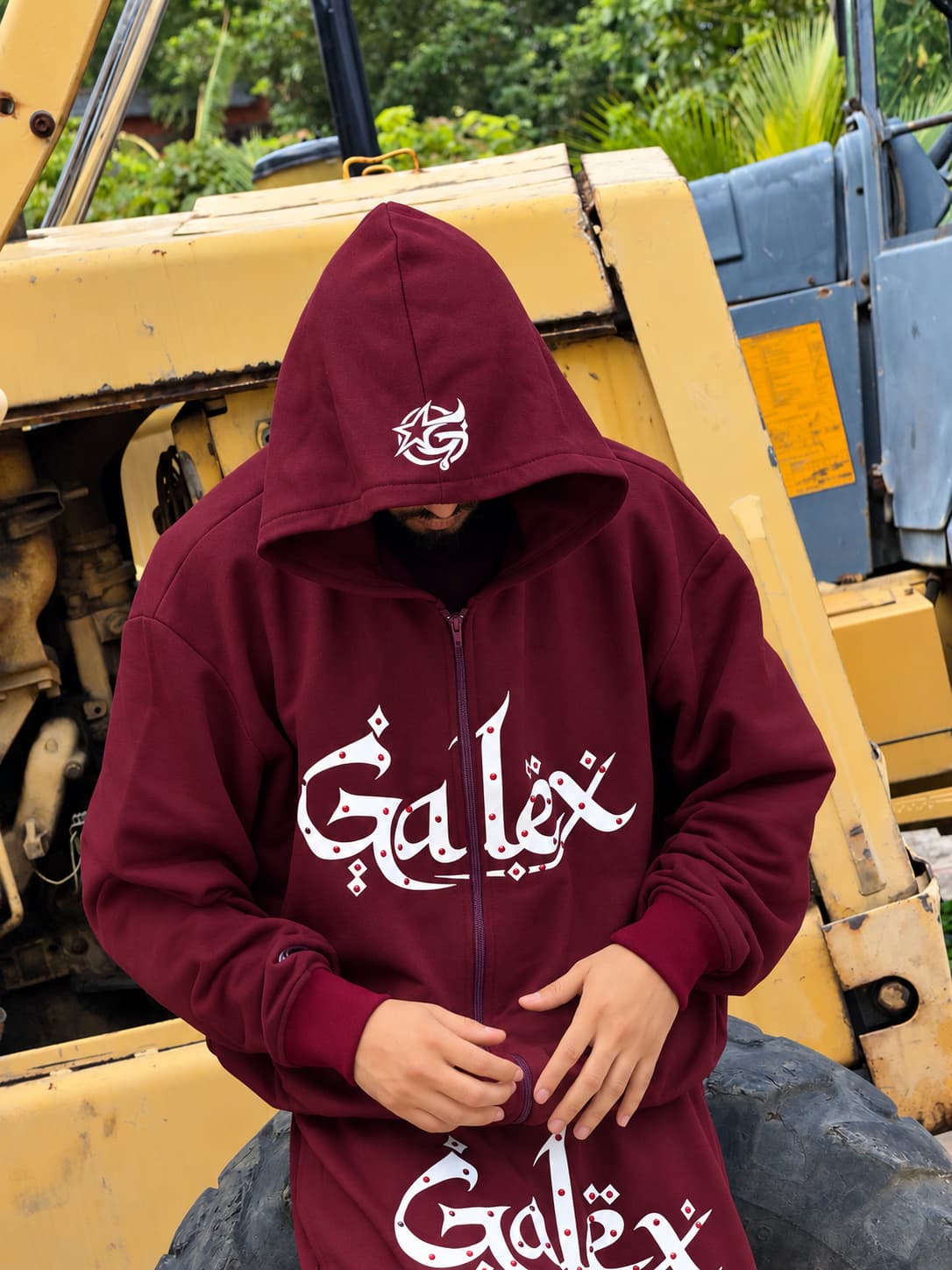 GALËX Árabe — Edición Vino Tinto | Buzo Conjunto Unisex