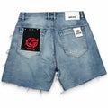 GALEX Diamon — Edición Capas | Bermuda Jean Azul Destruida en Capas