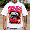 GALEX Studio — Edición Boca | Camiseta Oversize Blanca