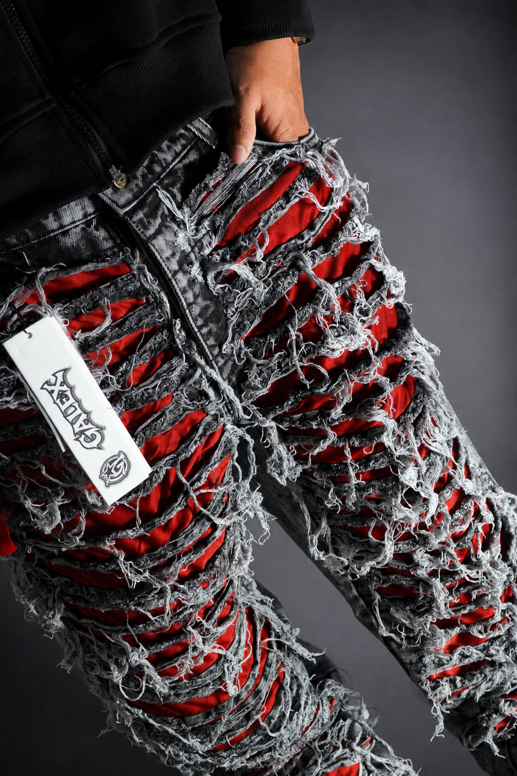 🔥 Crimson Inferno Denim | 👑 Limited Drop Men
