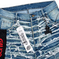 GALEX Diamon — Edición Capas | Bermuda Jean Azul Destruida en Capas