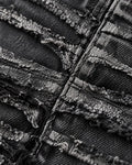 GALEX Gingan — Edición Ceniza | Jean Baggy Destruido Gris | RF.013