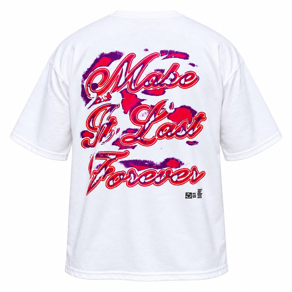 GALEX Studio — Edición Boca | Camiseta Oversize Blanca
