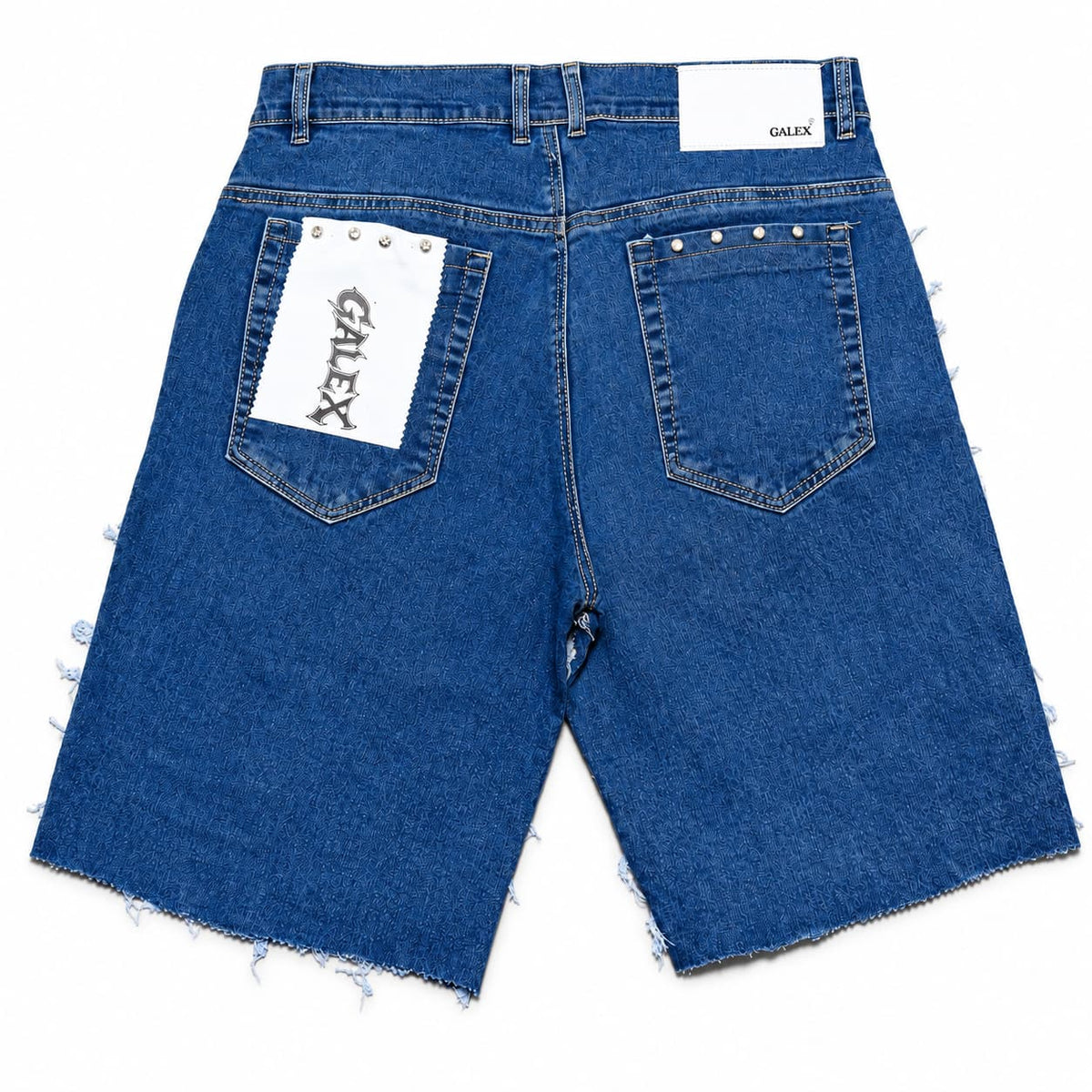 GALEX Barbacha — Edición Hielo | Bermuda Jean Destruida Azul