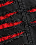 GALEX Inferno — Edición | Jean Baggy Negro con Rojo Interior
