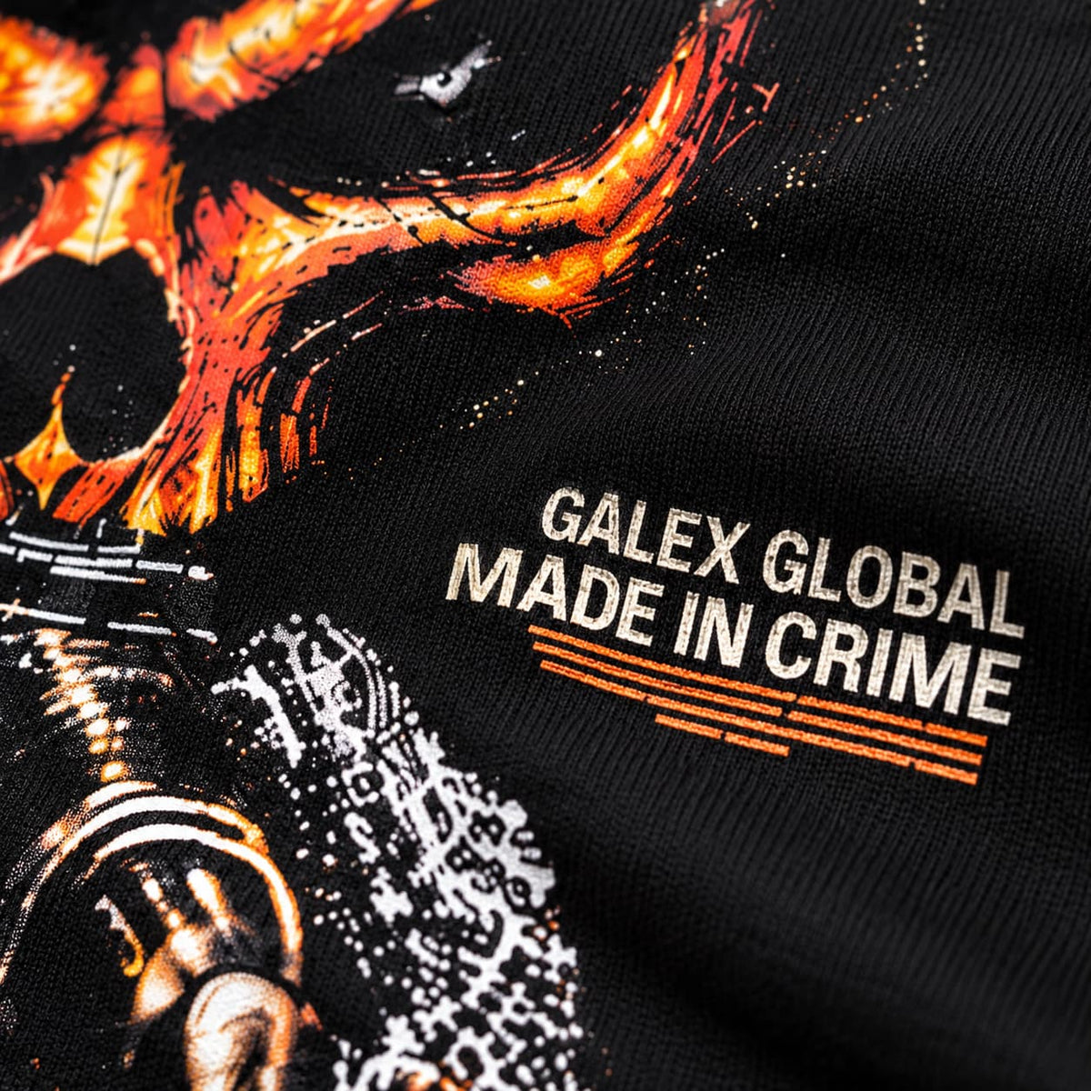 GALEX Calaver — Edición Black | Camiseta Oversize Negra