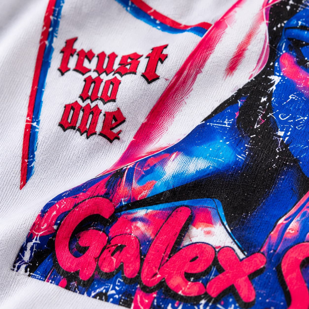 GALEX Sinner — Edición Monj | Camiseta Oversize Blanca