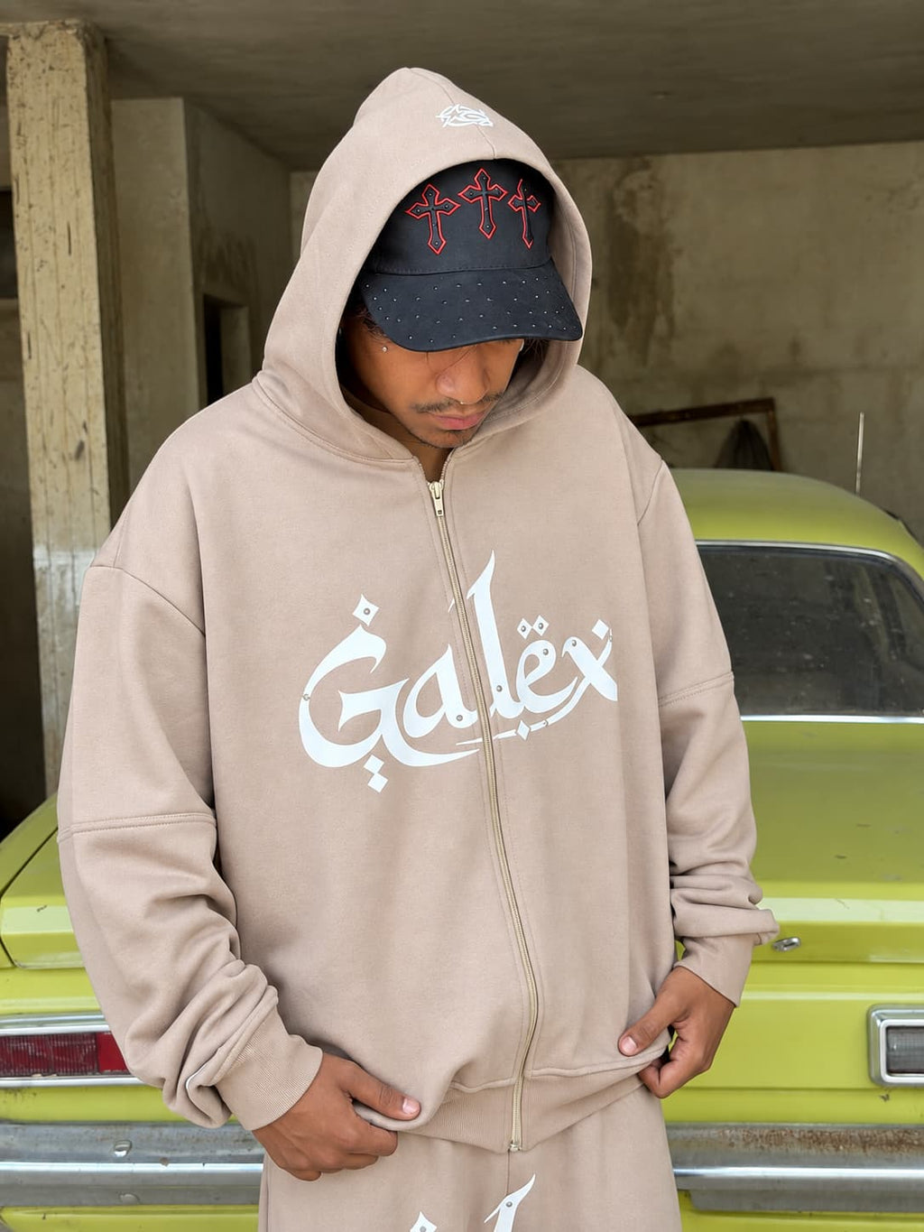 GALËX Árabe — Edición Beis | Buzo Conjunto Unisex