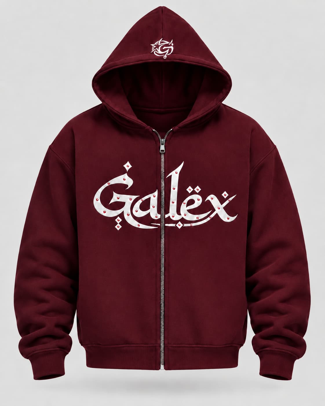 GALËX Árabe — Edición Vino Tinto | Buzo Conjunto Unisex
