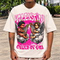 GALEX Querubín — Edición Child of God | Camiseta Oversize Crema