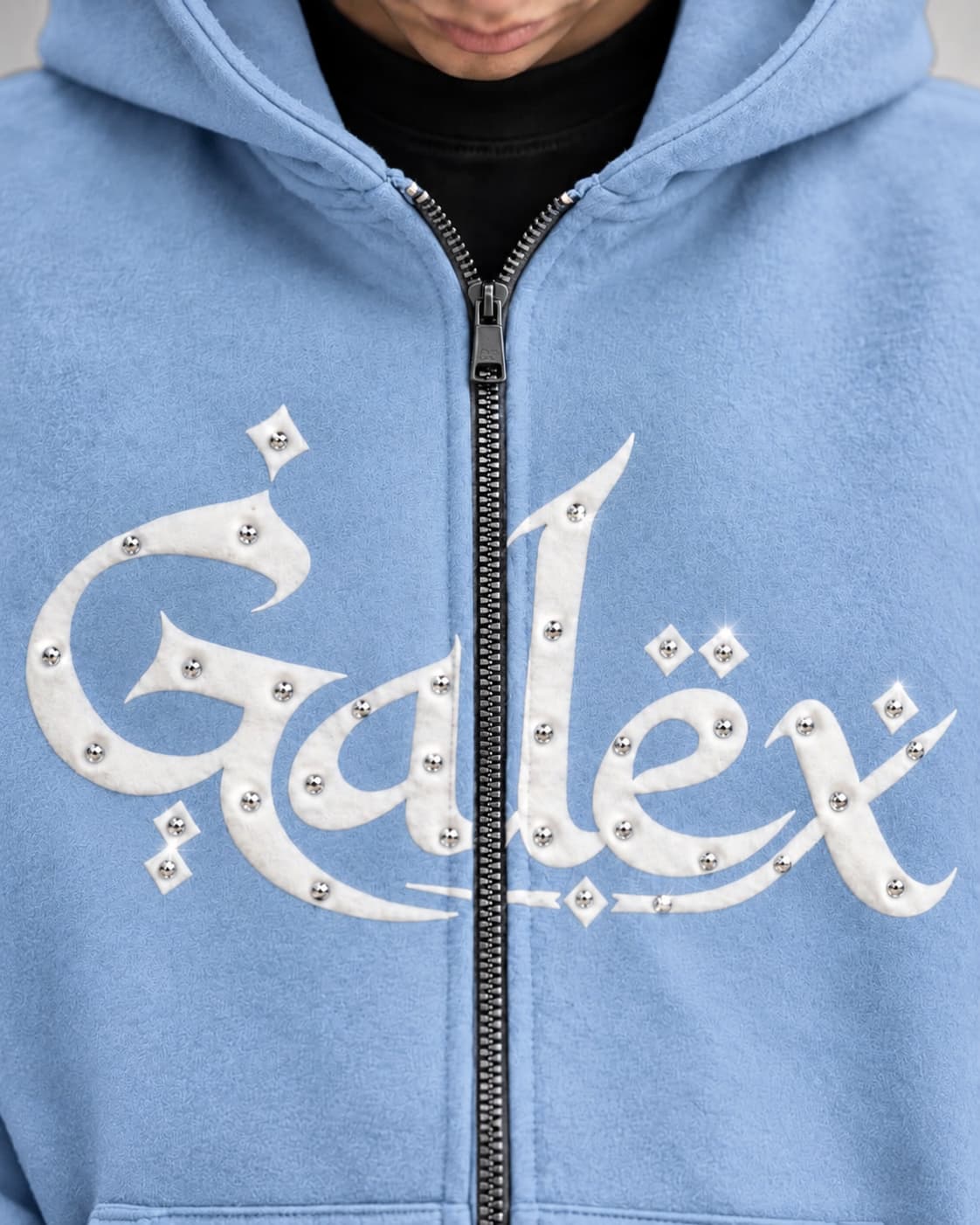 GALËX Árabe — Edición Azul Claro | Buzo Conjunto Unisex