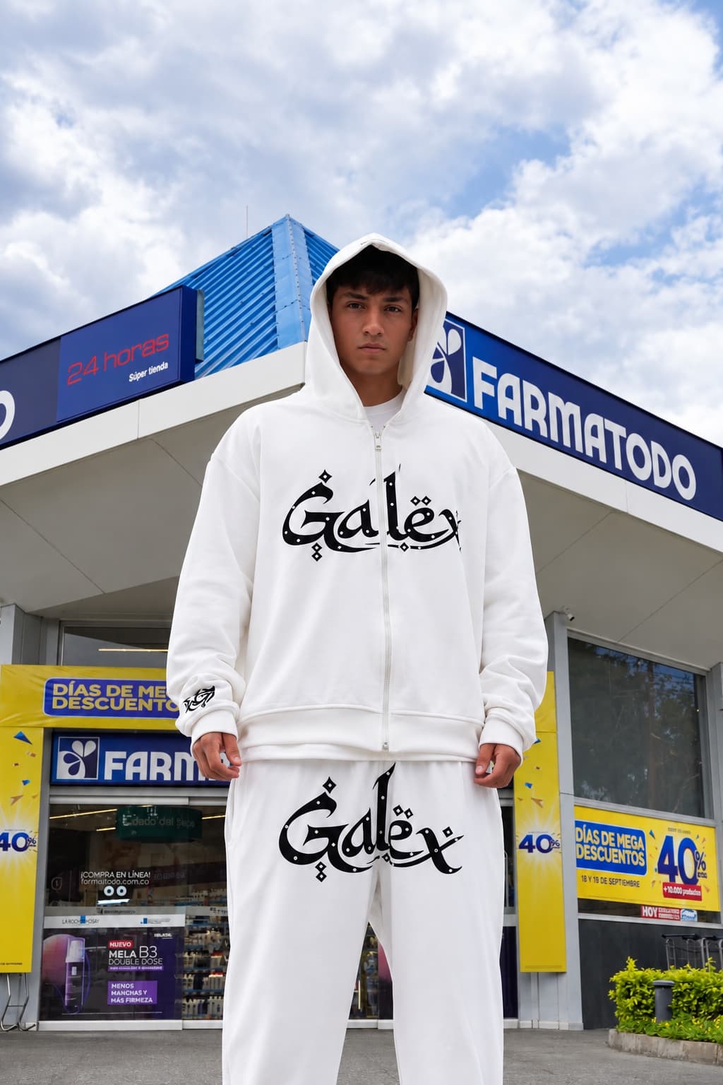 GALËX Árabe — Edición Blanca | Buzo Conjunto Unisex