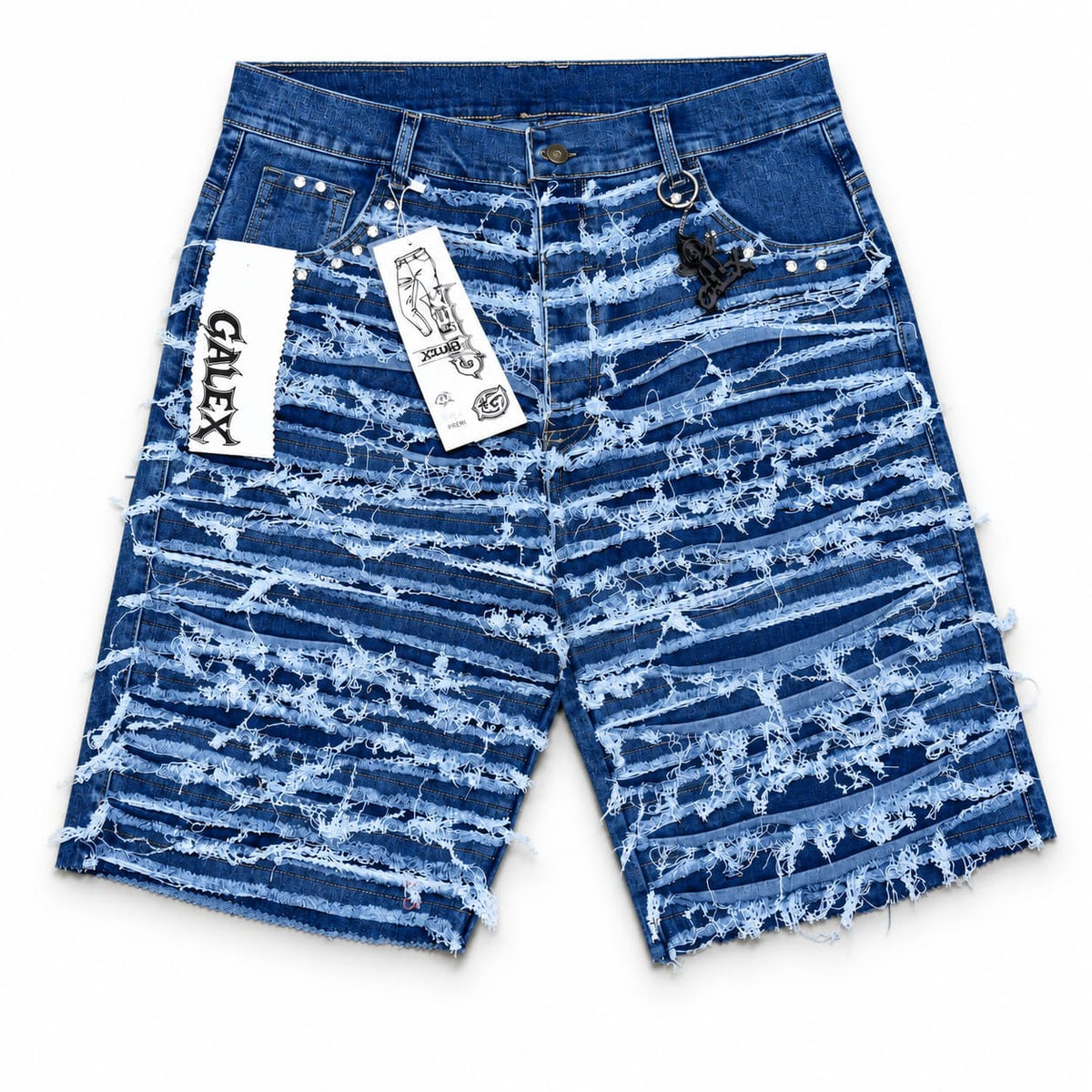 GALEX Barbacha — Edición Hielo | Bermuda Jean Destruida Azul