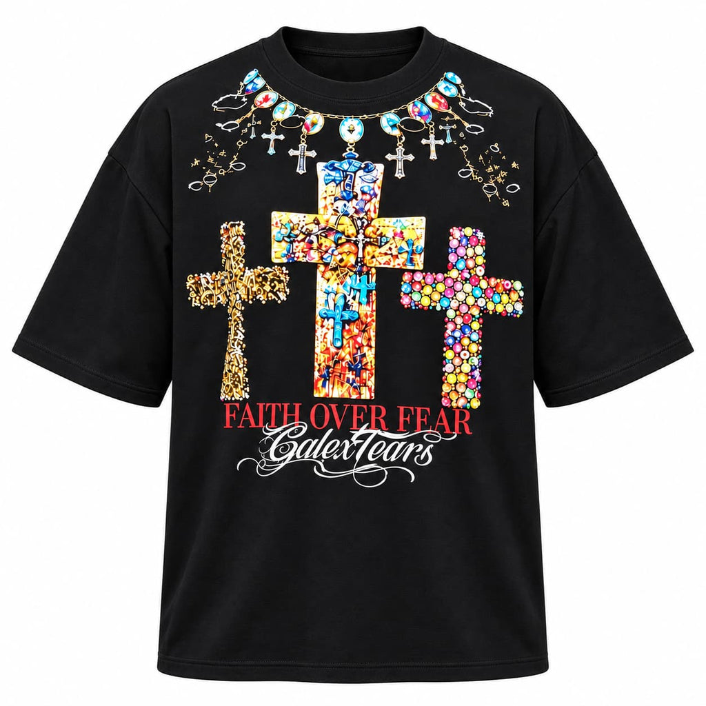 Pack Street GALEX — Edición Faith Over Fear | Camiseta + Bermuda Jean + Obsequio