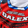 GALEX Chaleco — Edición Racing | Camiseta Oversize Blanca