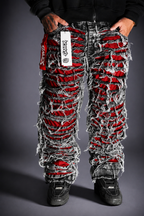 🔥 Crimson Inferno Denim | 👑 Limited Drop Men