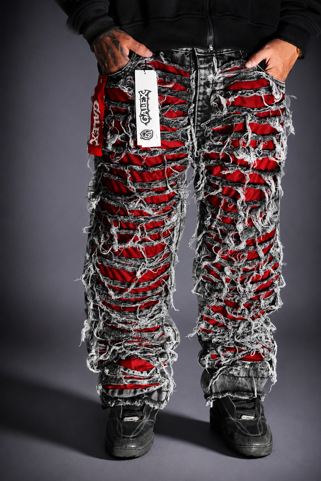🔥 Crimson Inferno Denim | 👑 Limited Drop Men
